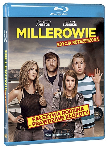 "Millerowie" - okładka Blu-ray