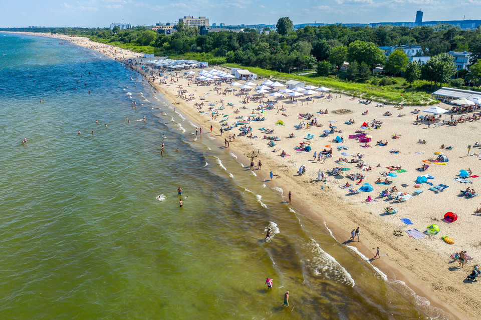 Plaża w Sopocie