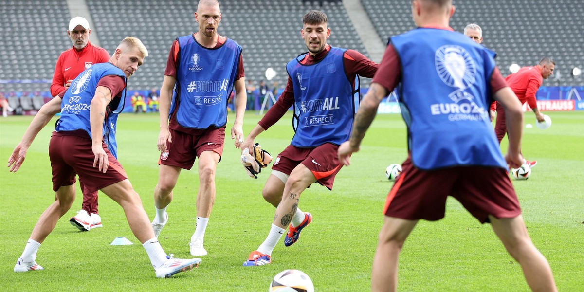 Trening reprezentacji Polski w Berlinie