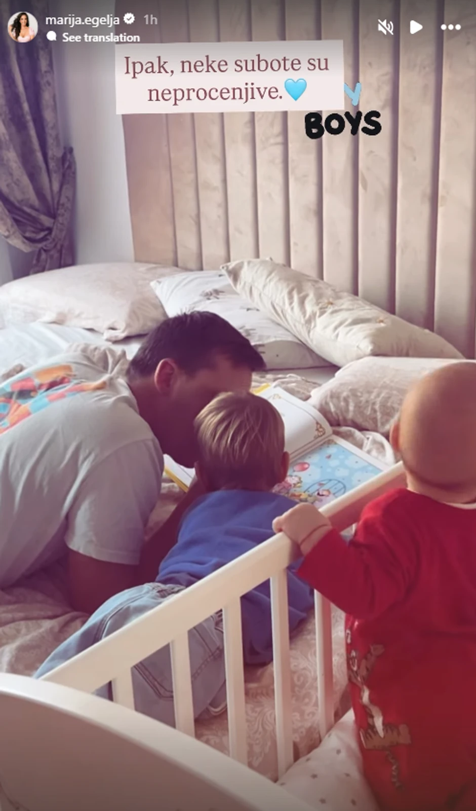 Marija Egelja objava