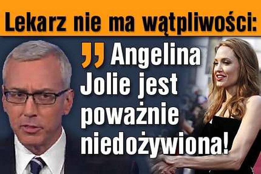 Lekarz o Angelinie Jolie: Poważnie niedożywiona!