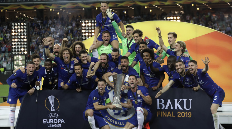 Európa-liga győztes a Chelsea /Fotó: MTI/AP/Luca Bruno
