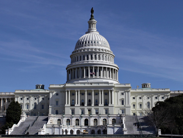 Siedziba amerykański Kongresu na Capitol Hill w Waszyngtonie