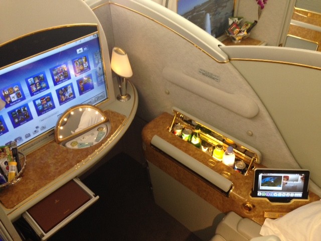 A380 - fotel w klasie premium