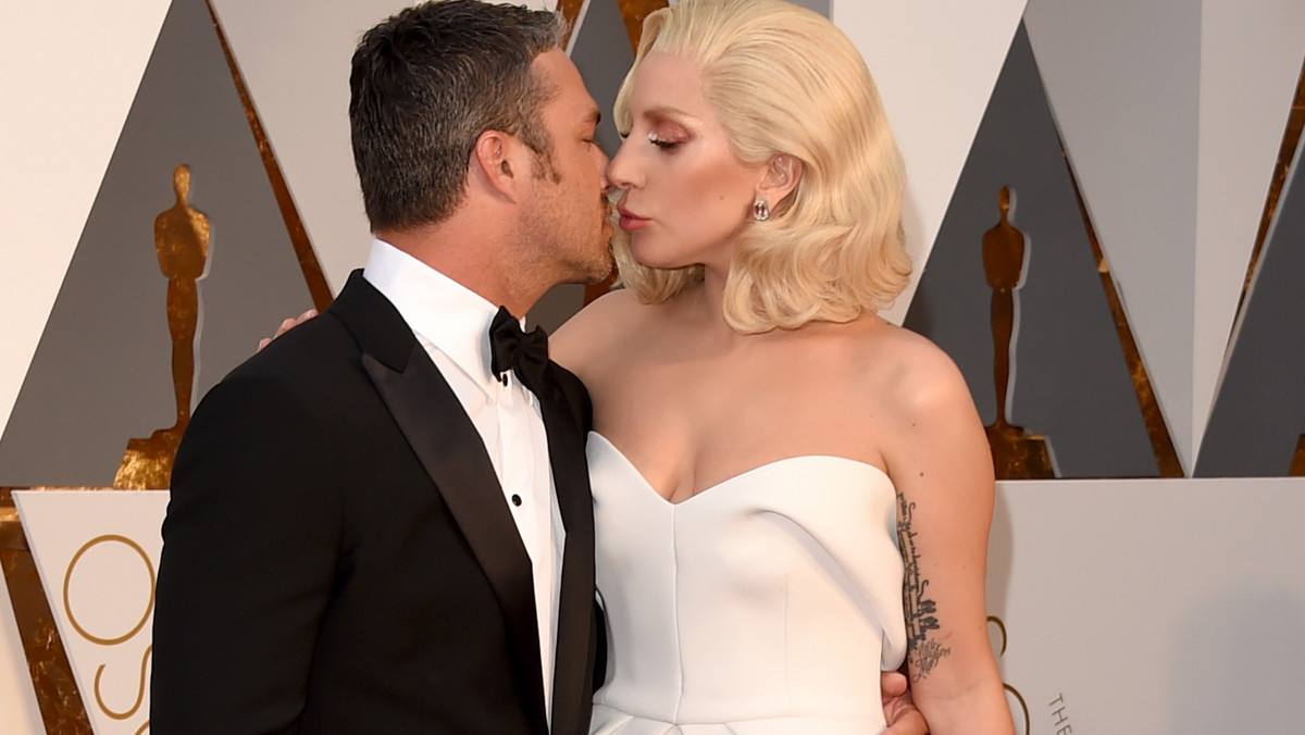 Lady Gaga i Taylor Kinney na gali rozdania Oscarów