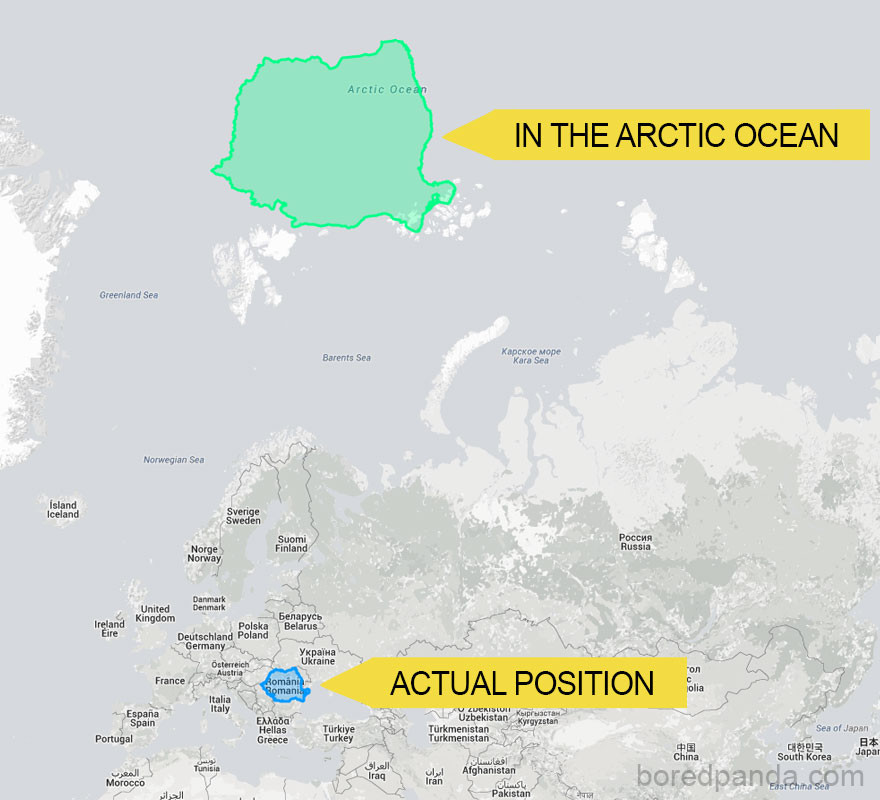 Gdyby Rumunia była wioską na Oceanie Arktycznym...