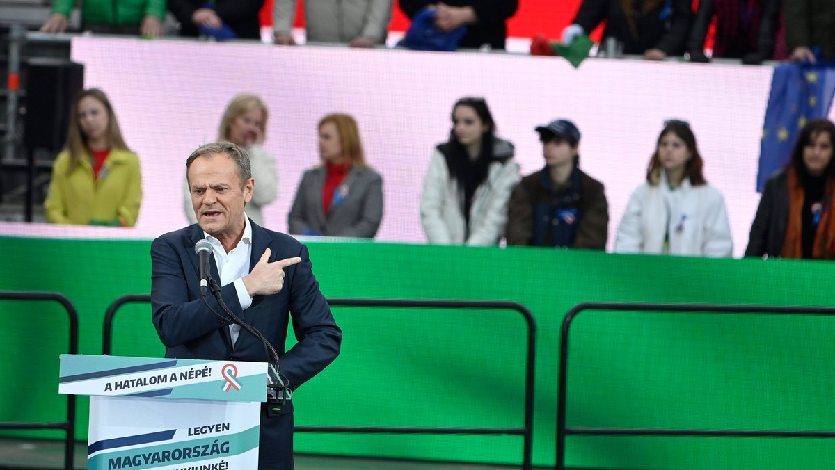 Donald Tusk w Budapeszcie 