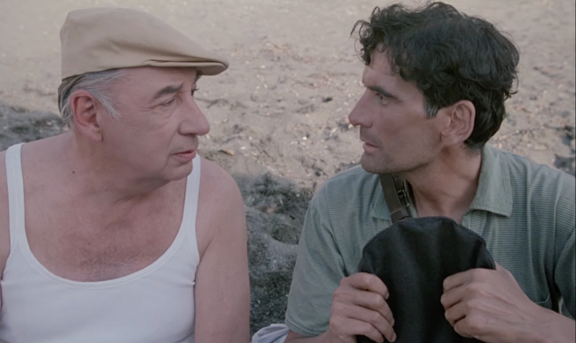 Taliansky herec Massimo Troisi vo filme Poštár.