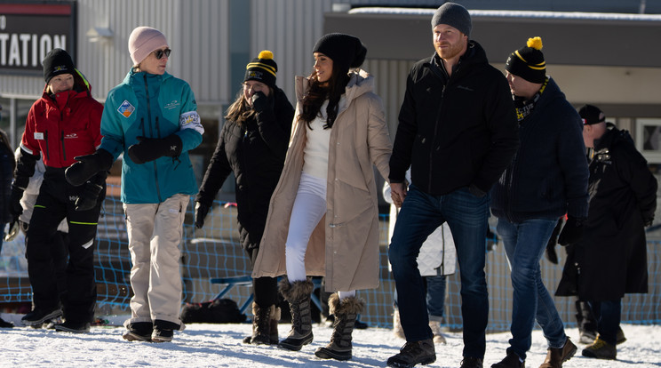 Meghan Markle és Harry herceg Sussex hercegnője és hercege részt vett  az Invictus Games edzőtáborában / Fotó: Northfoto