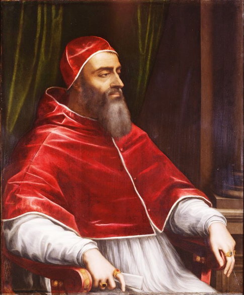 Papież Klemens VII (aut. Sebastiano del Piombo, domena publiczna)