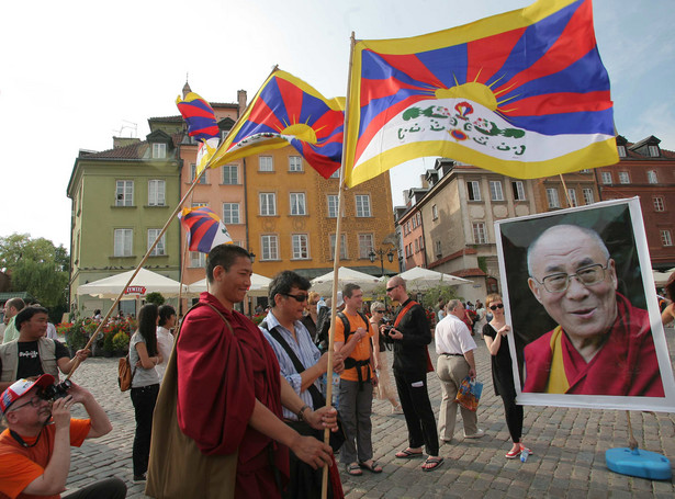 Rondo wolnego Tybetu w stolicy Polski