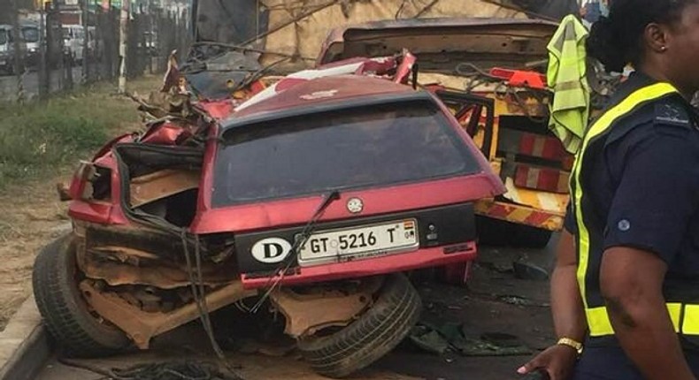 About six people die each day in Ghana due to road traffic accidents