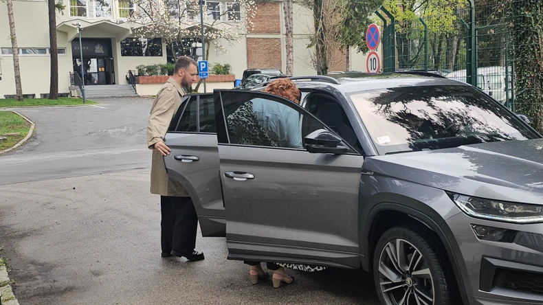 Ana Bekuta na snimanju "Zvezda Granda"