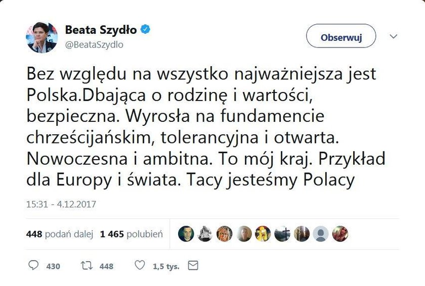 Wpis Beaty Szydło.