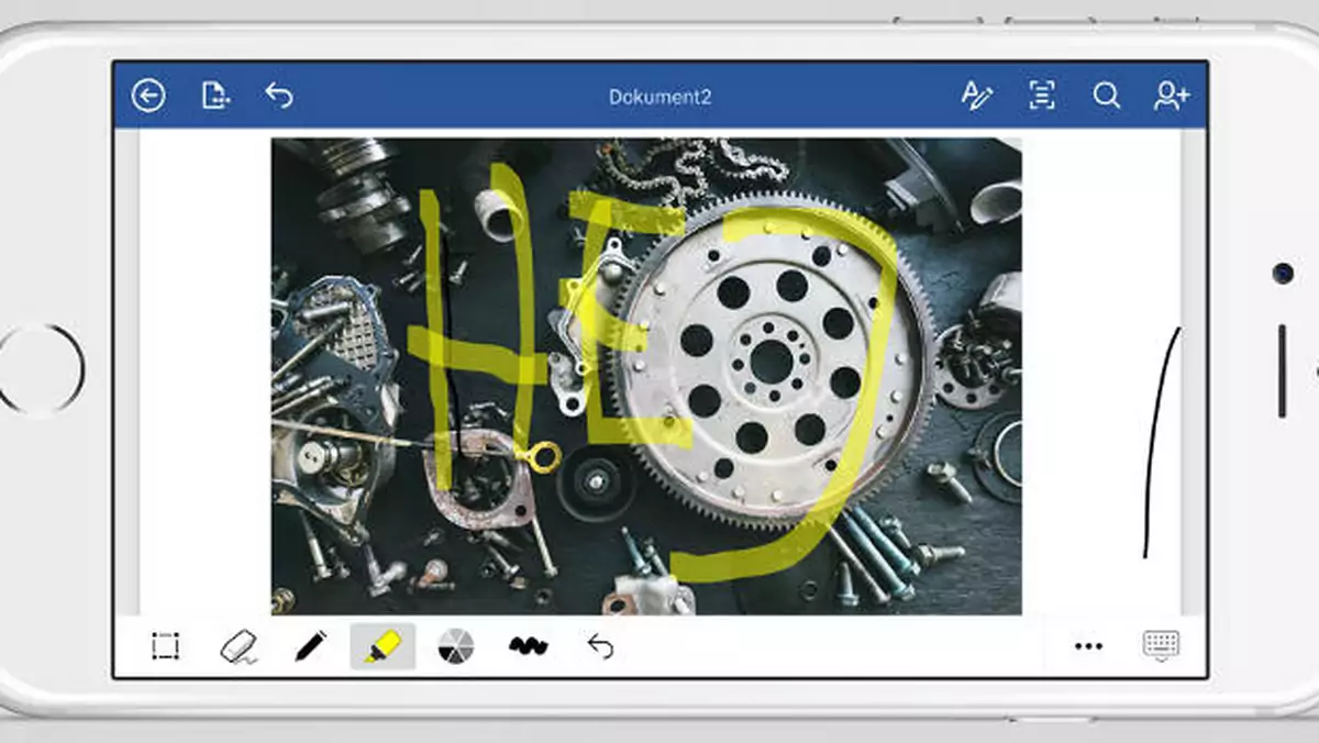 Microsoft Office na iPhone'a z odręcznym rysowaniem
