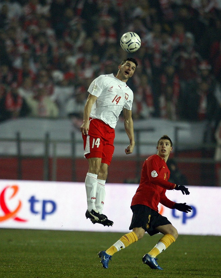 PIŁKA NOŻNA ELIMINACJE EURO 2008 POLSKA BELGIA