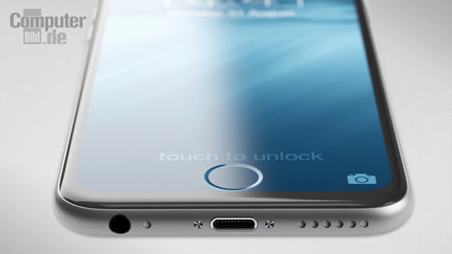 iPhone 7 na wizualizacji Martina Hajek. Touch ID wtopiony w ekran