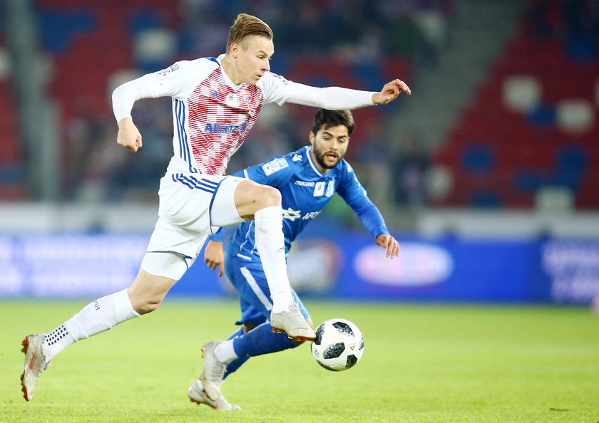 Pilka Nozna. Ekstraklasa. Gornik Zabrze - Lech Poznan. 05.10.2018