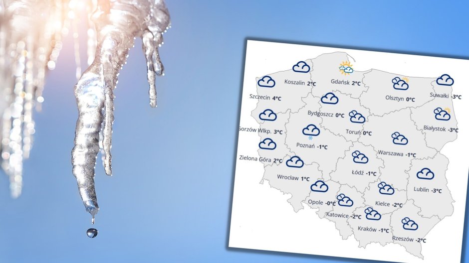 Prognoza pogody dla Polski. W niedzielę pojawi się odwilż.