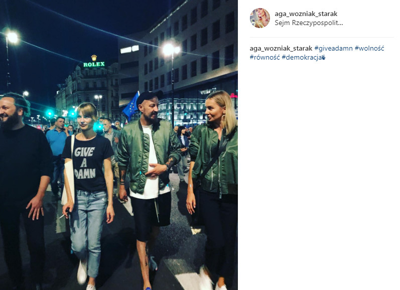 Agnieszka Woźniak-Starak na Instagramie