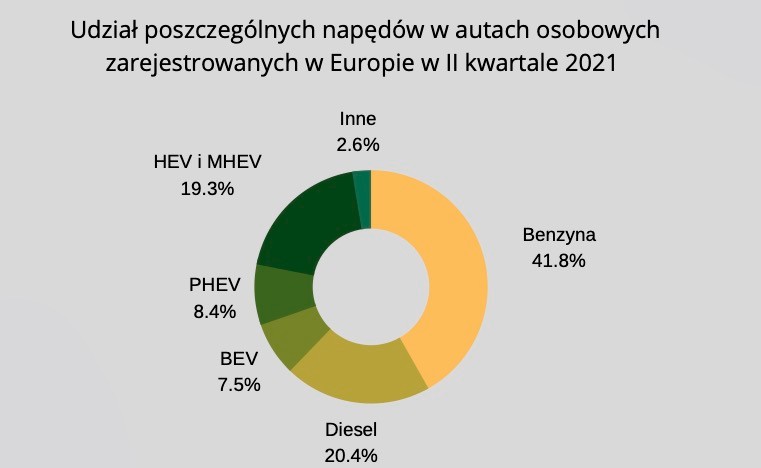 Elektryfikacja przyspiesza. Górą hybrydy