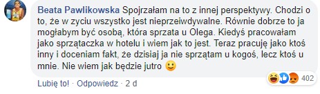 Beata Pawlikowska na Facebooku