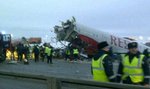 Rozbił się tupolew! Chciał lądować na autostradzie? Stanął w ogniu!