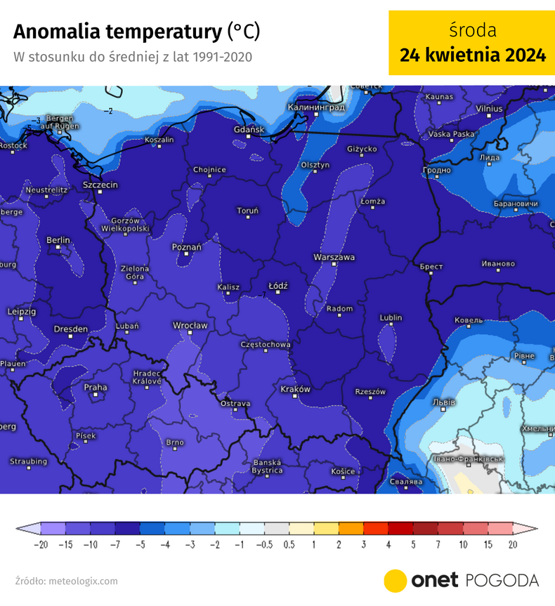 Cała Polska nadal będzie skąpana w zimnie