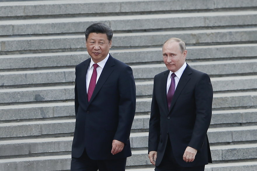 Prezydent Chin Xi Jinping i Prezydent Rosji Władimir Putin w Pekinie, 25 czerwca 2016 r.