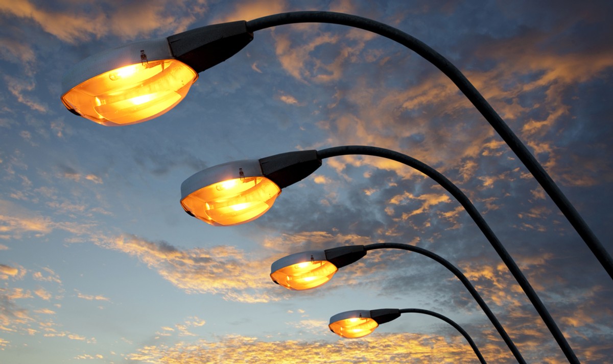 ulica, lampy