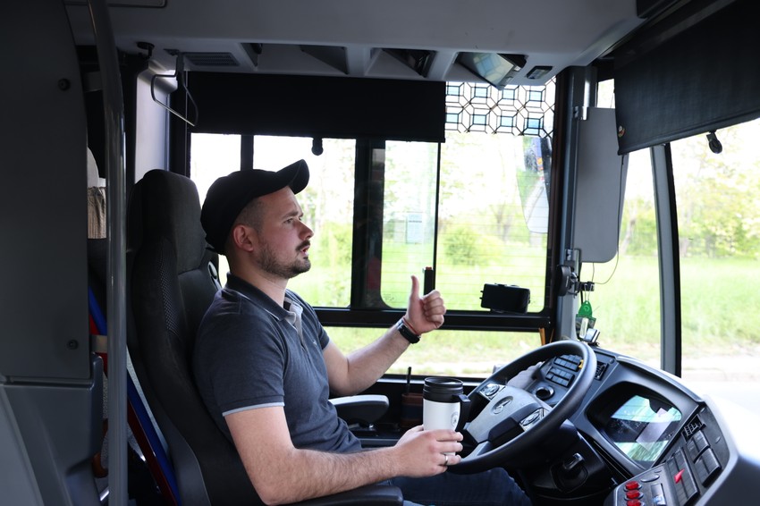Vozač Slavko Marić, vozač autobusa 706E