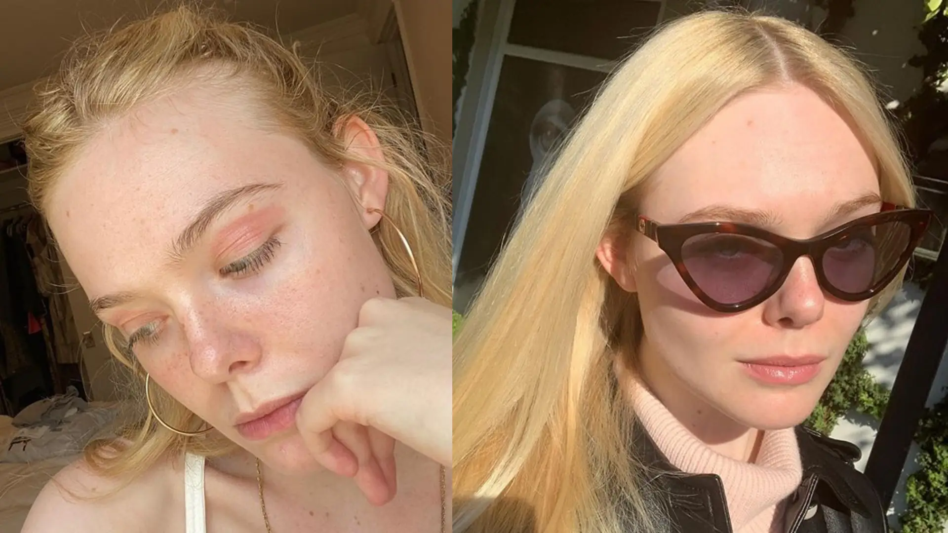 Elle Fanning choruje na AZS. Na zdjęciu bez makijażu stara się nieco odczarować ten problem