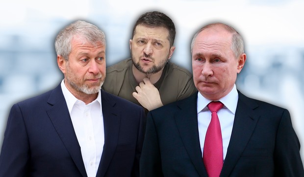 Roman Abramovič, Volodimir Zelenski i Vladimir Putin