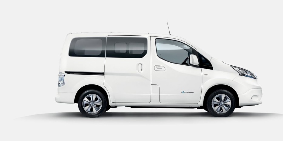 A Nissan E-NV200 az egyetlen elektromos hajtású jármű nagycsaládos kedvezménnyel