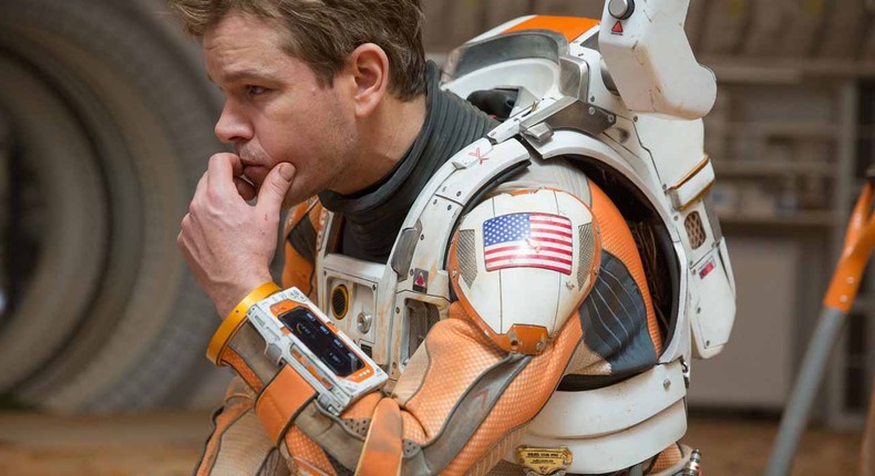 Matt Damon gets left behind in The Martian