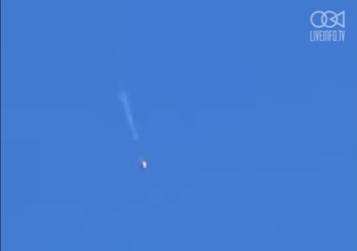 Moment zestrzelenia samolotu MH17