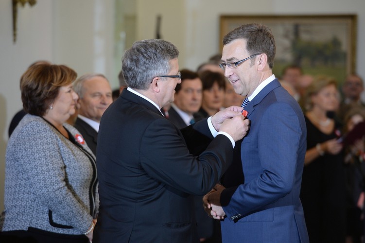 Wręczenie odznaczeń państwowych w Pałacu Prezydenckim w Warszawie