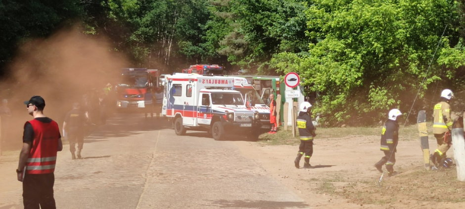 Zderzenie masowe, ataki terrorystyczne i zagrożenia chemiczne tak wyglądały ćwiczenia w pobliżu Drawska Pomorskiego