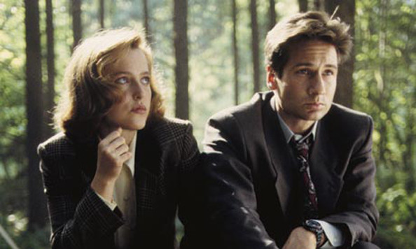 David Duchovny i Gillian Anderson w serialu "Z Archiwum X"