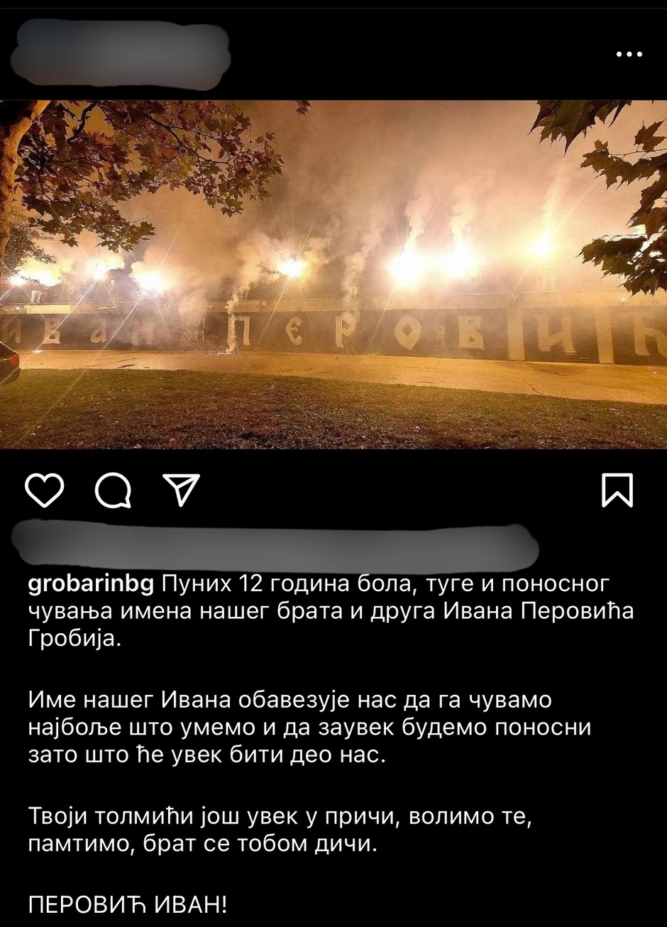 Počast Ivanu Peroviću uoči godišnjice ubistva