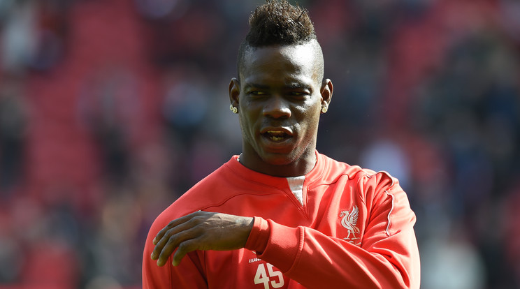 Mario Balotelli még a Liverpool játékosaként/Fotó: AFP