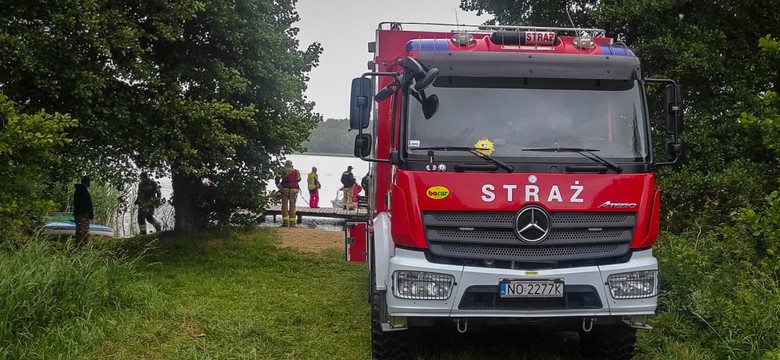Akcja poszukiwawcza na jeziorze Małszewskim. Zaginęło trzech nastolatków