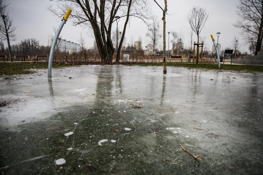 Park Rataje to fuszerka. Zalania i lód!