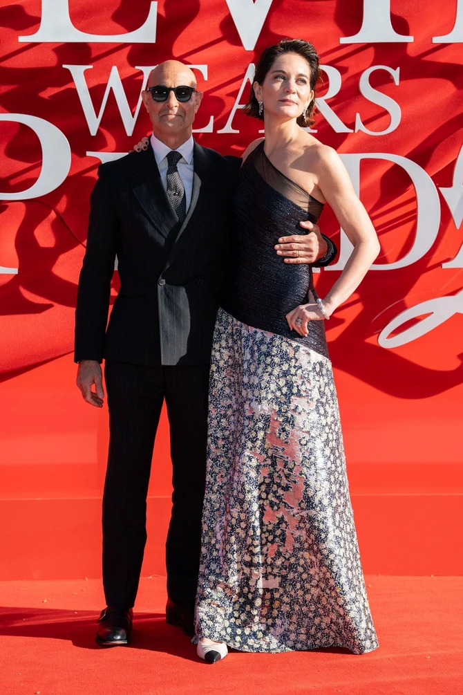 Stenli Tuči sa suprugom