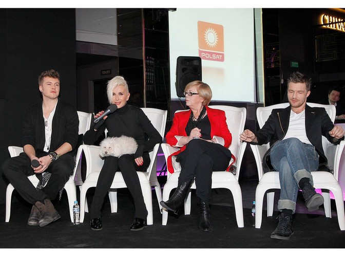 Adam Sztaba, Kora Jackowska, Elżbieta Zapendowska i Wojciech 'Łozo' Łozowski