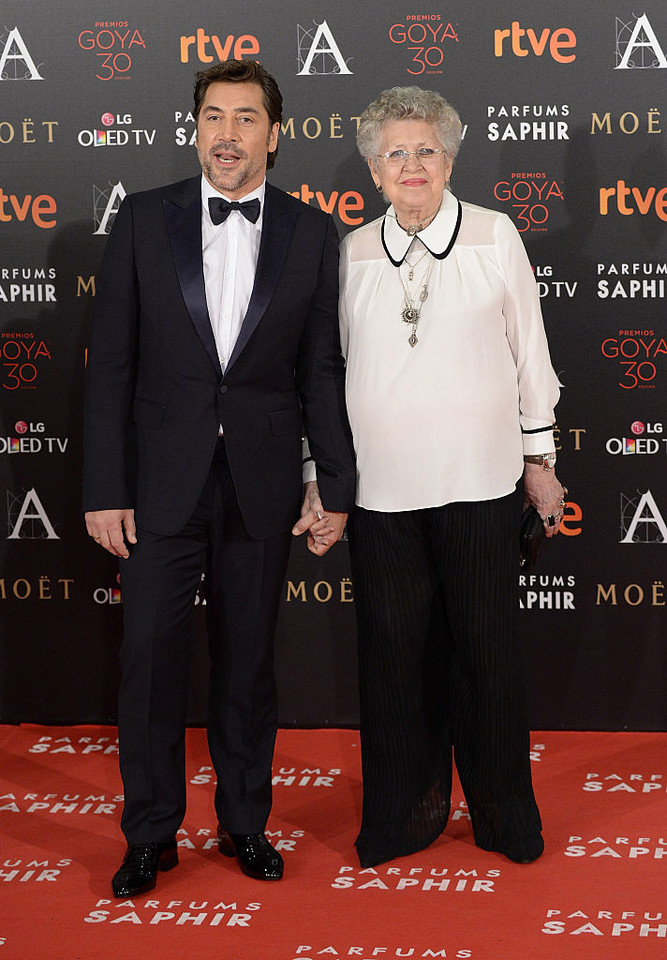 Zagraniczne gwiazdy z mamami na czerwonym dywanie: Javier Bardem i Pilar Bardem