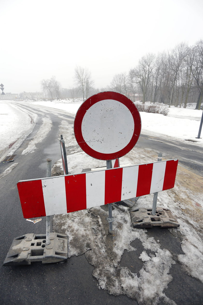 Droga, która łączy Kijowską z Ksiażęcą jest zamknięta