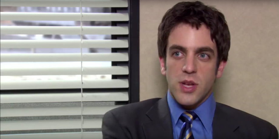 Novak as Ryan Howard in "The Office."
