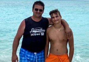 Boris Majorski sa ocem Vladimirom