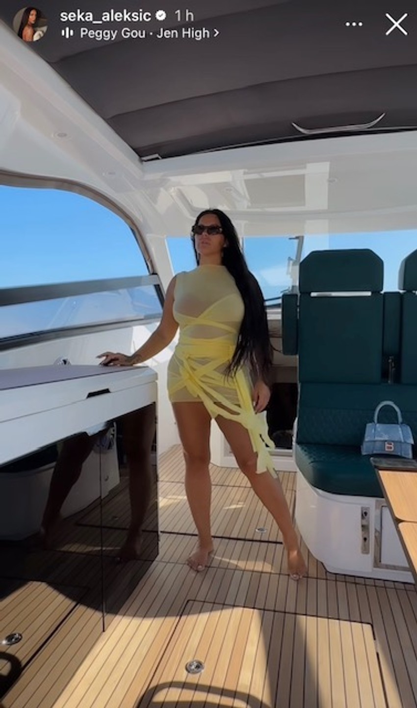 Seka Aleksić u Crnoj Gori